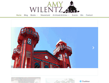 Tablet Screenshot of amywilentz.com